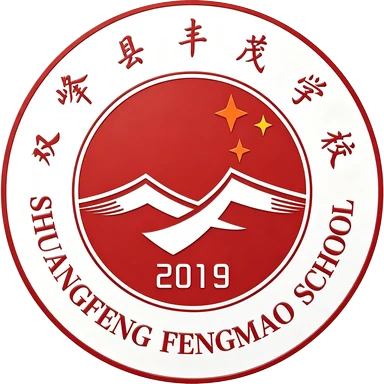 双峰县丰茂学校校徽
